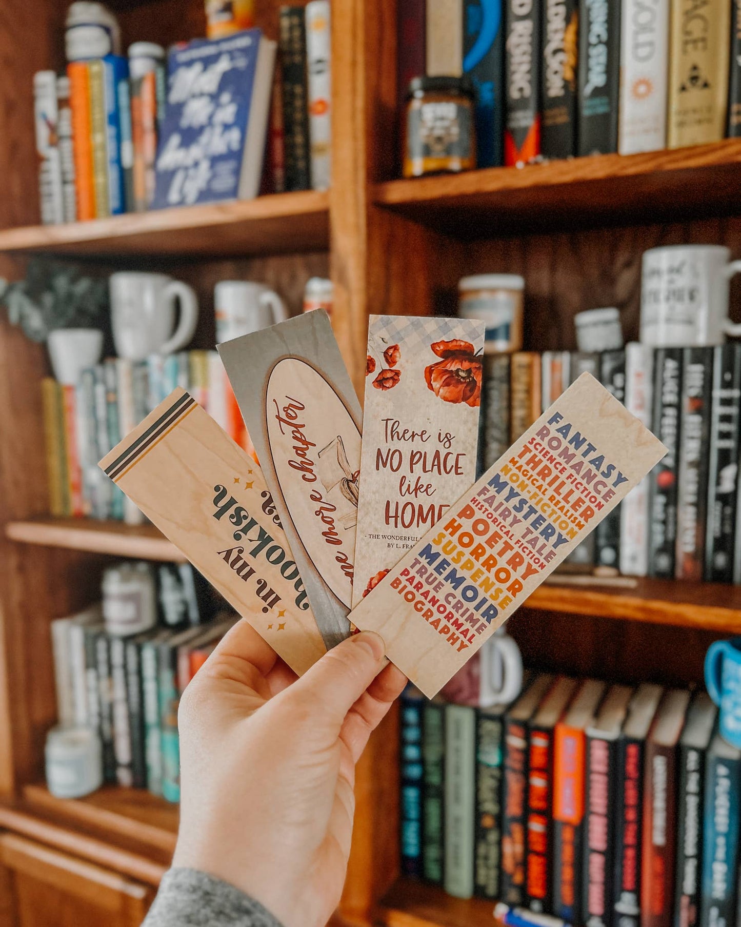 In My Bookish Era Wooden Bookmark