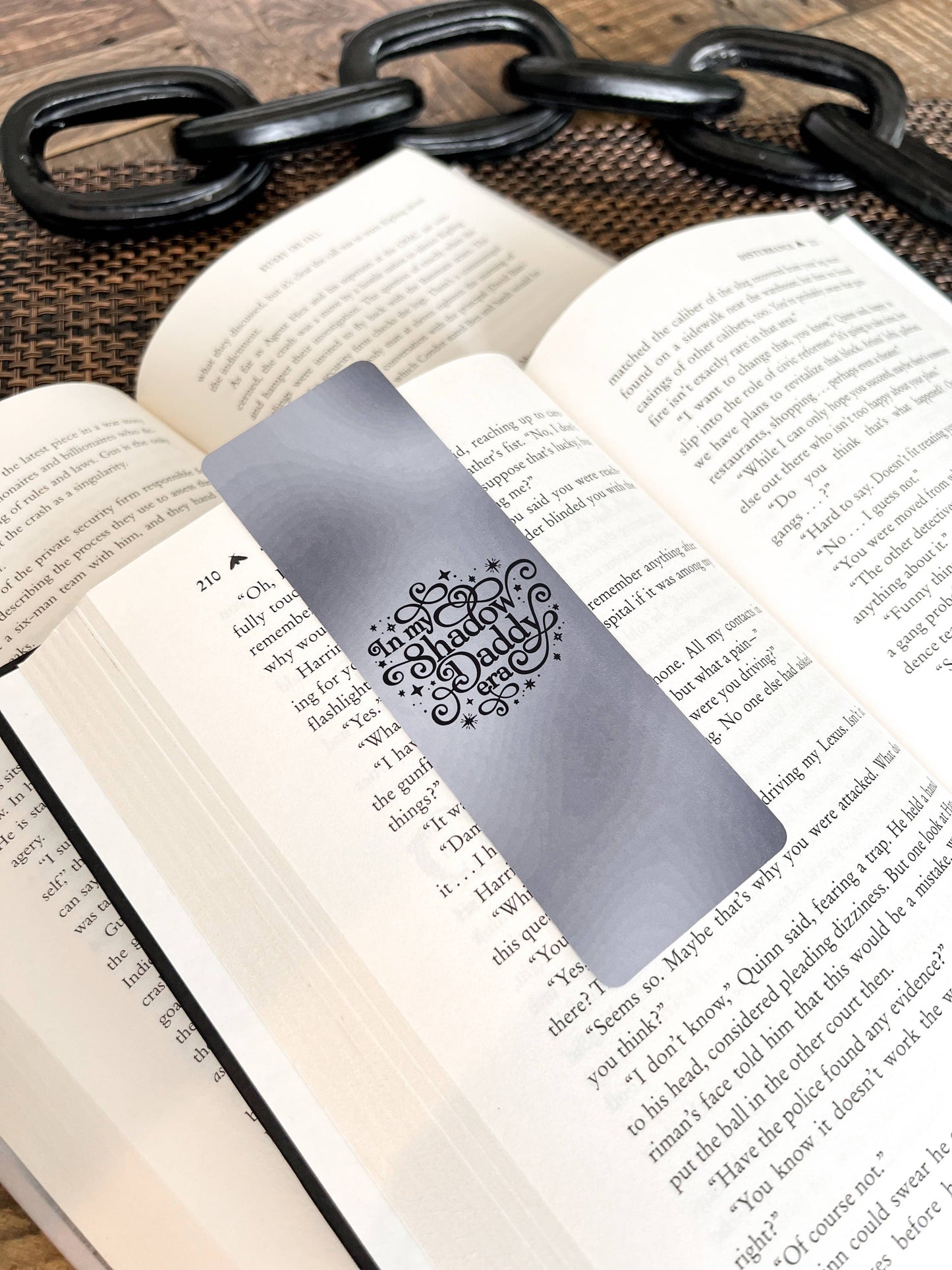 In My Shadow Daddy Era Bookmark, Romantasy Smut Bookmark