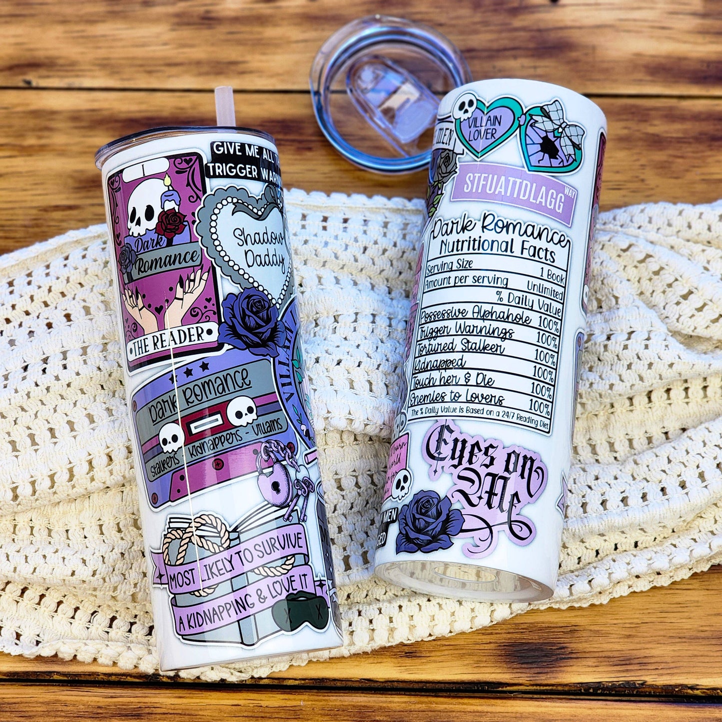 Dark Romance Collage Tumbler