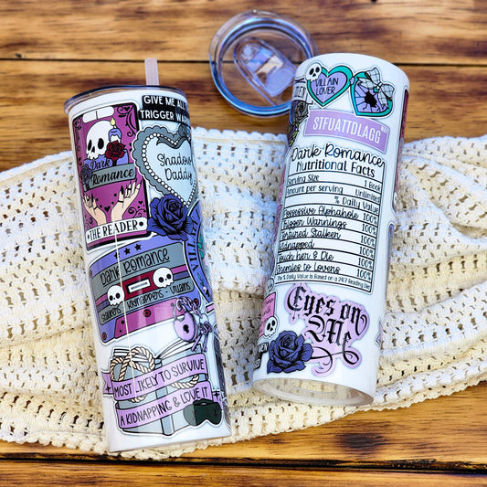 Dark Romance Collage Tumbler
