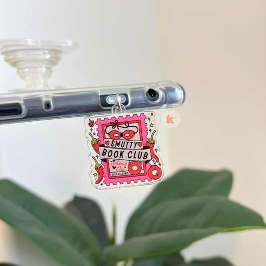 Smut Book Club Kindle Dust Plug Charm