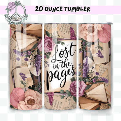 Lost In The Pages Tumbler