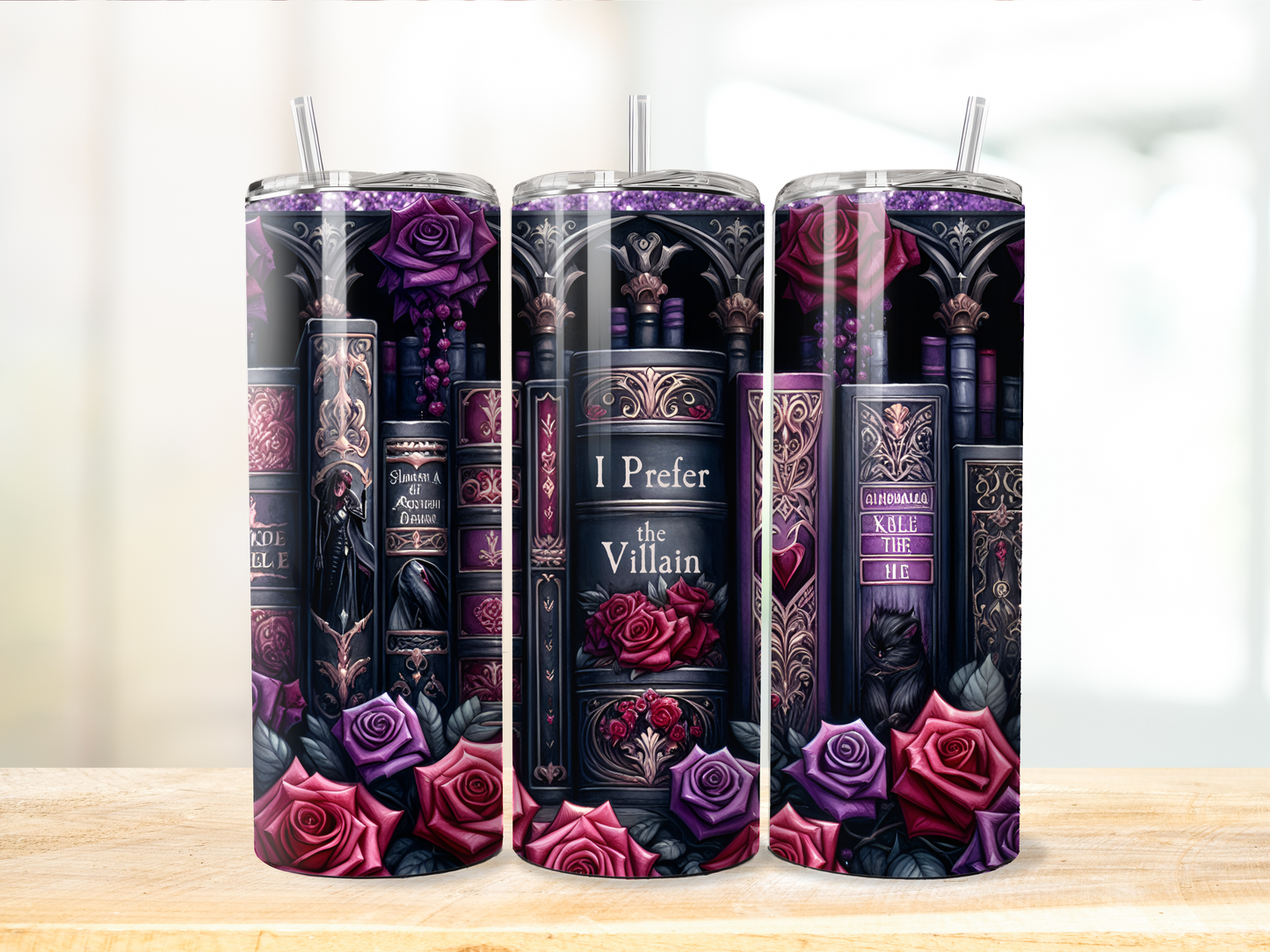 I Prefer The Villan 20oz Book Tumbler