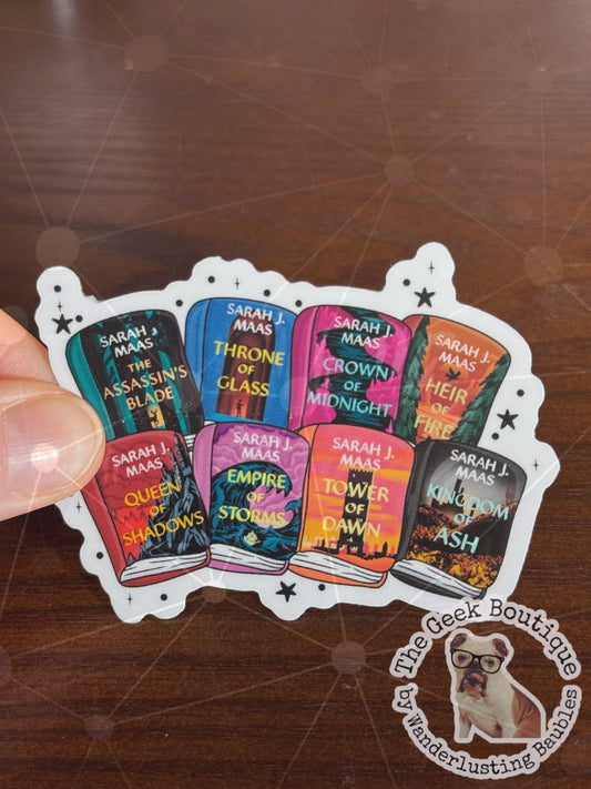 SJM TOG Book Cover Novel Romantasy Sticker