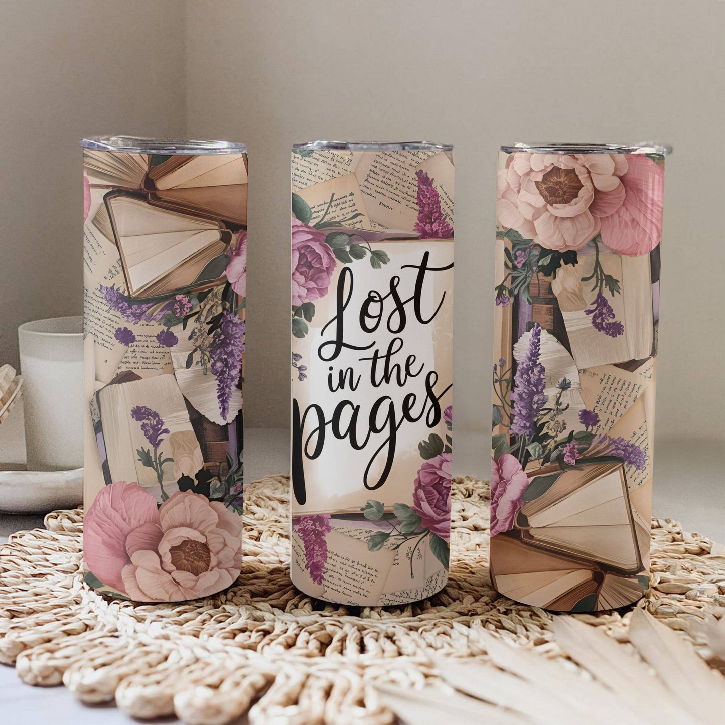 Lost In The Pages Tumbler