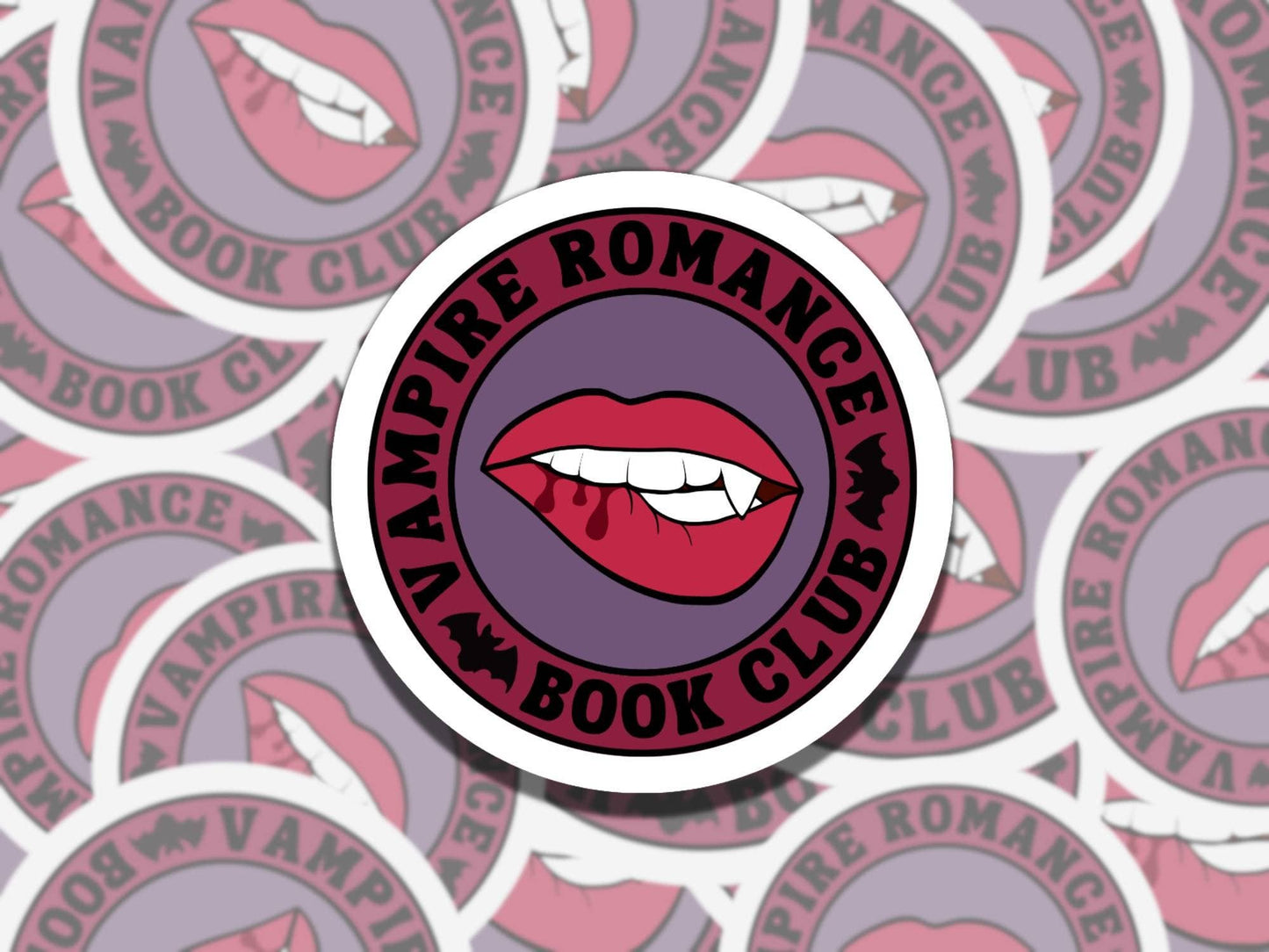 Vampire Romance Book Club Sticker