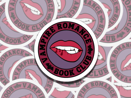Vampire Romance Book Club Sticker