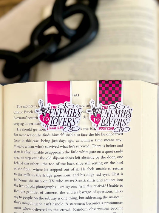 Enemies to Lovers Book Club Magnetic Bookmark