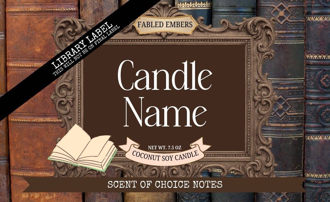 The Velvet Rose Bookshop Candle