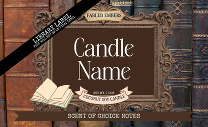 The Velvet Rose Bookshop Candle