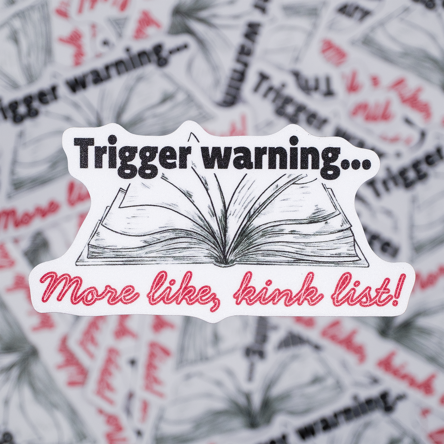 Trigger warning Sticker