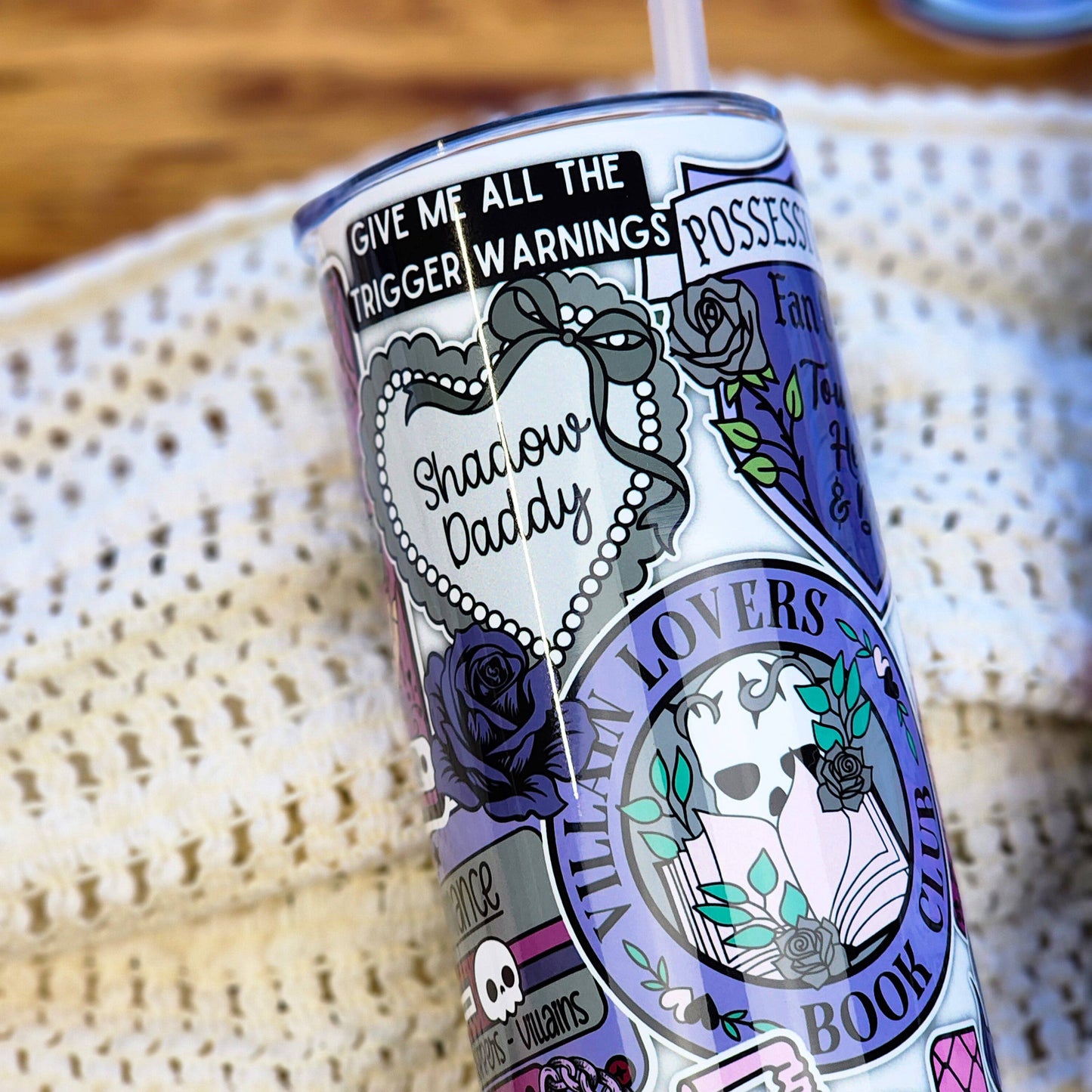 Dark Romance Collage Tumbler