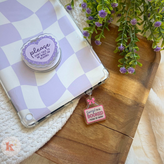 Sorry I’m booked Kindle Dust Plug Charm