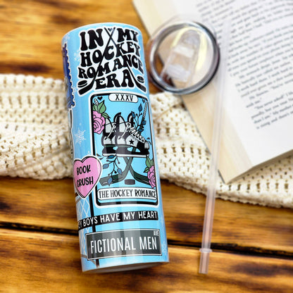 Hockey Romance Collage Tumbler